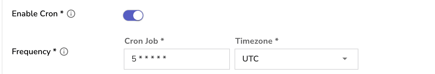 Scheduling alert frequency using Cron jobs