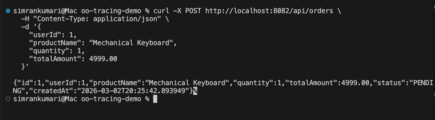 Generate Traces by Calling the APIs