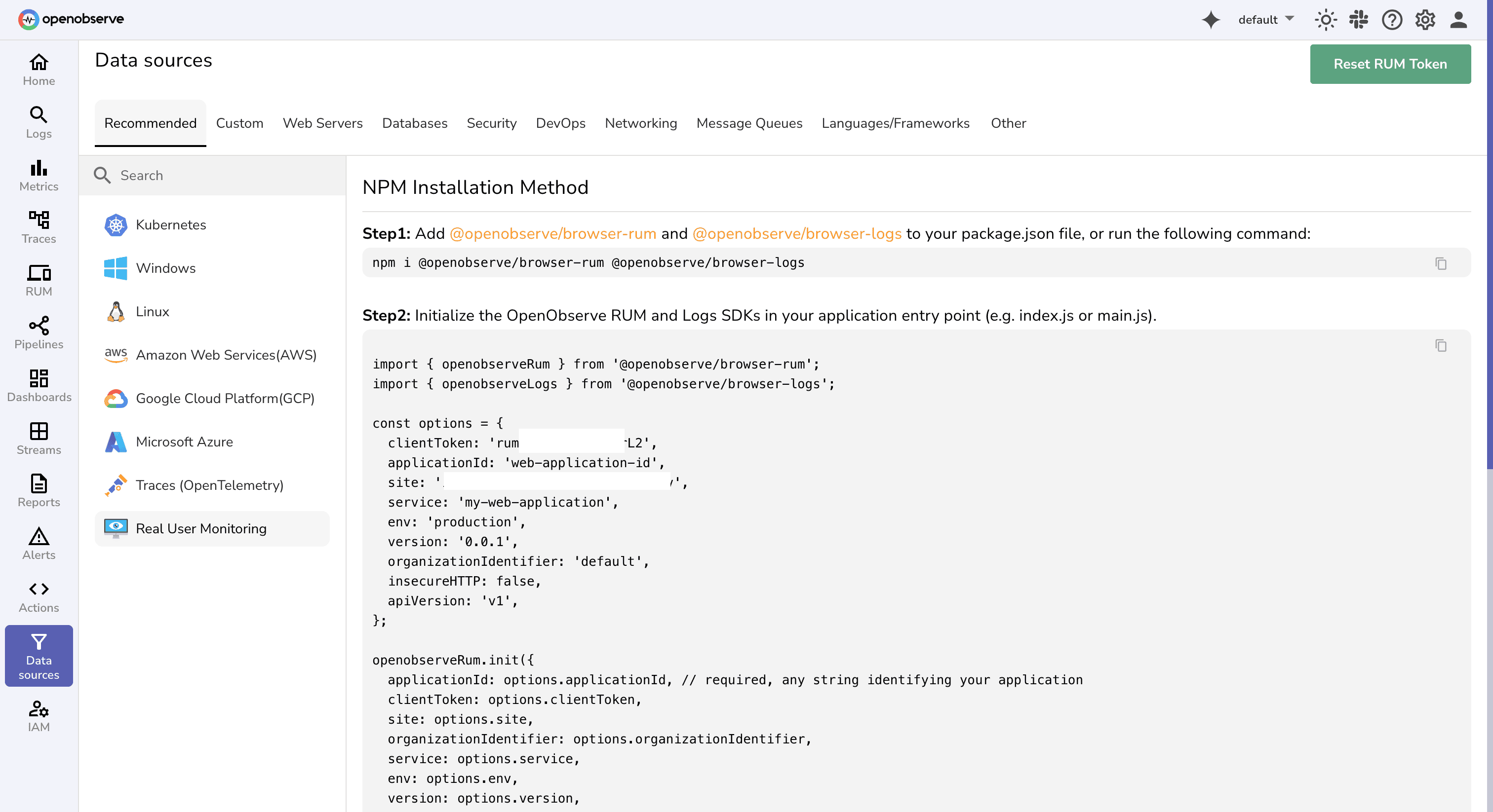 Easy to Integrate OpenObserve for Frontend Monitoring