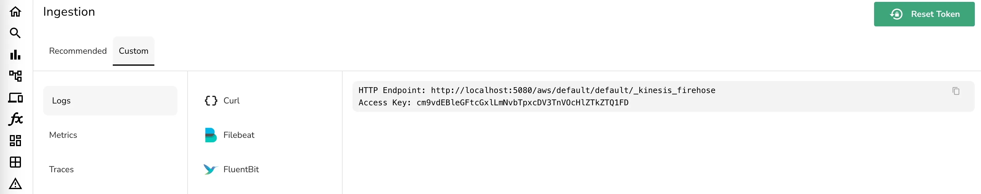 OpenObserve Ingestion URL