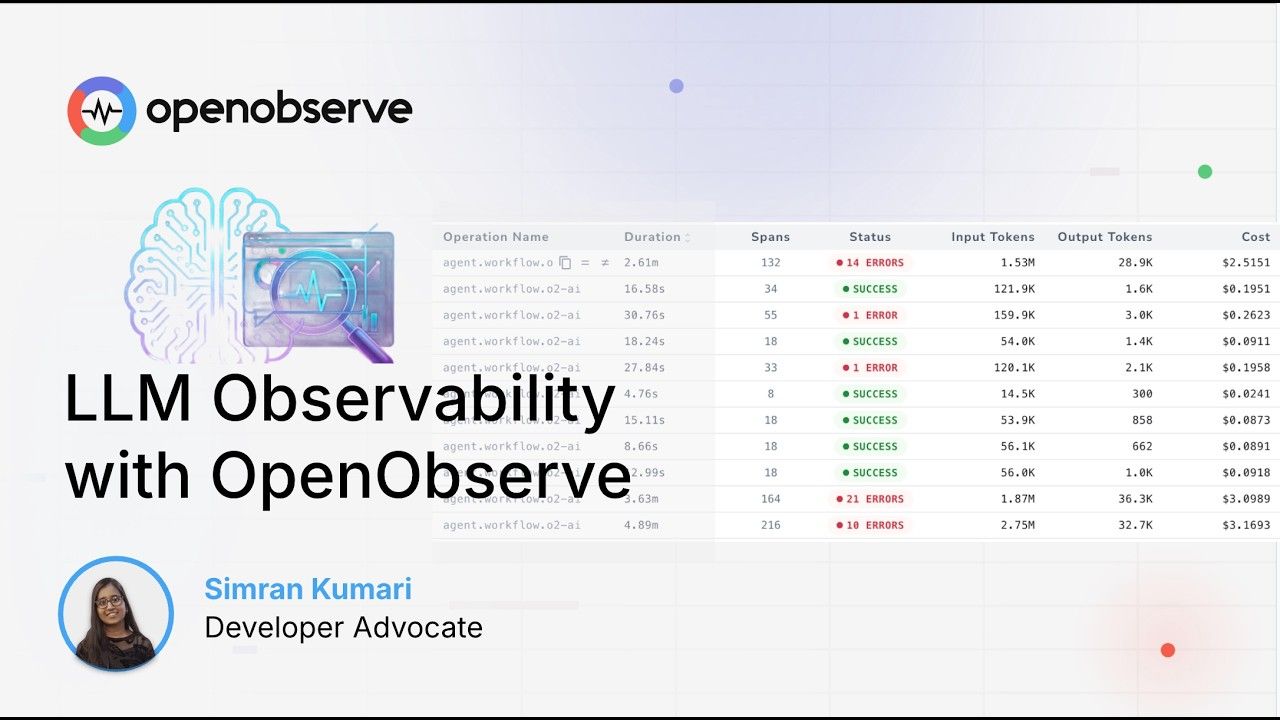 LLM Observability with OpenObserve