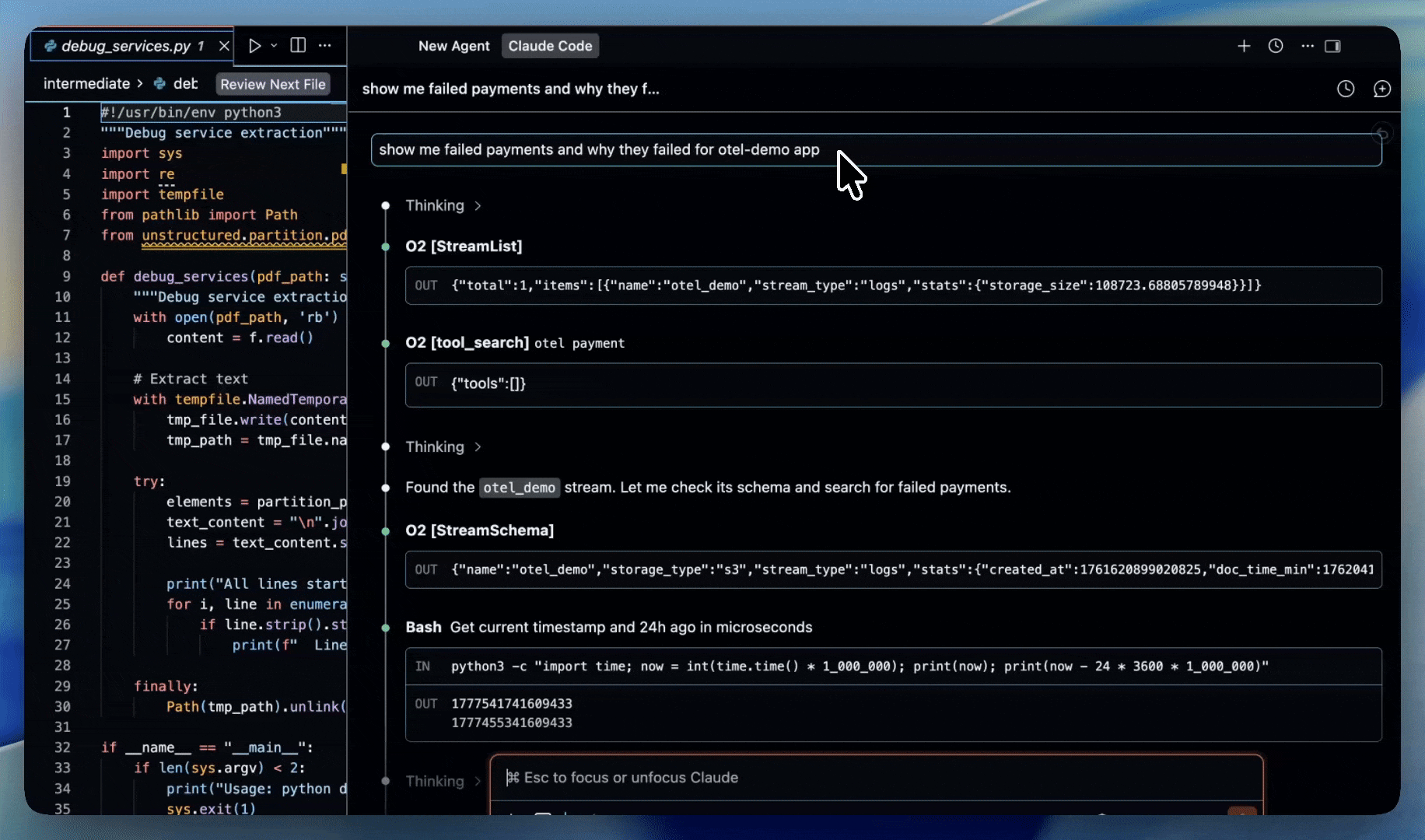 Intent-Driven Telemetry Interrogation