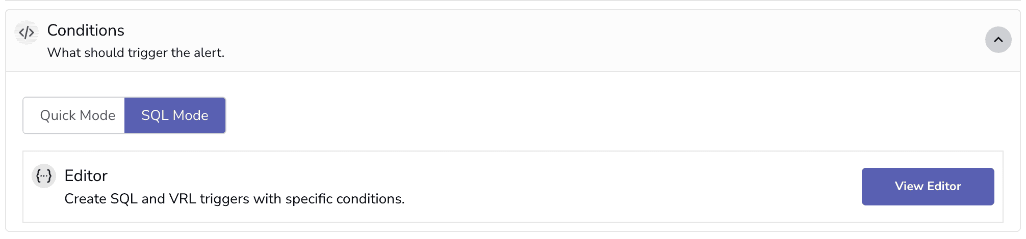 SQL Mode for alert conditions in OpenObserve