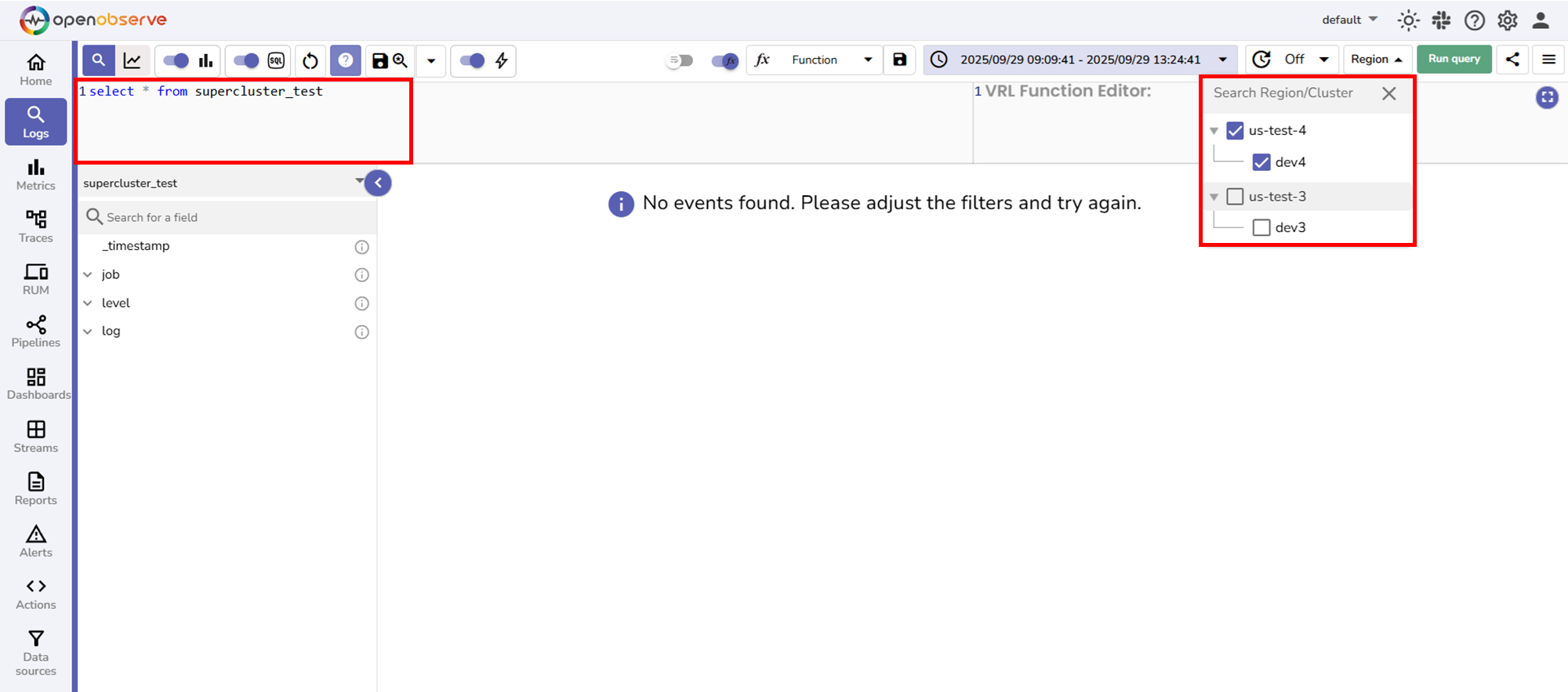 current-cluster-query