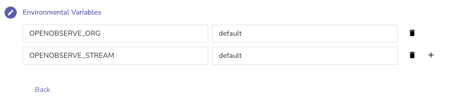add env vars