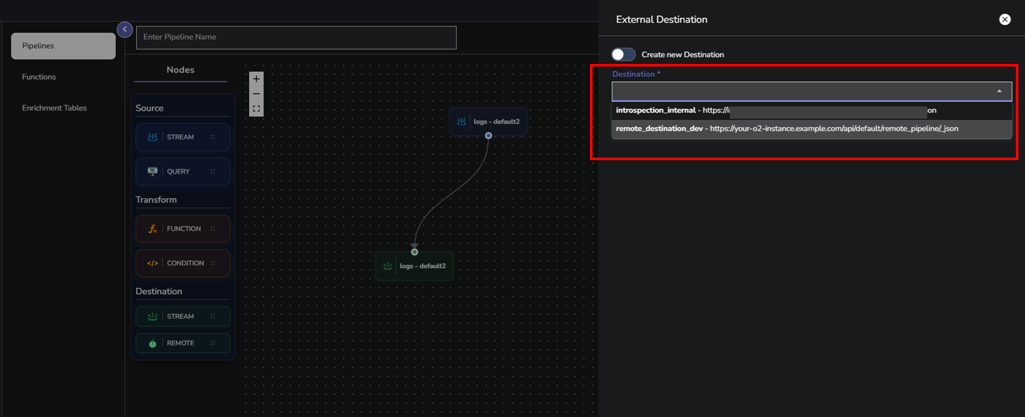use-pipeline-destination