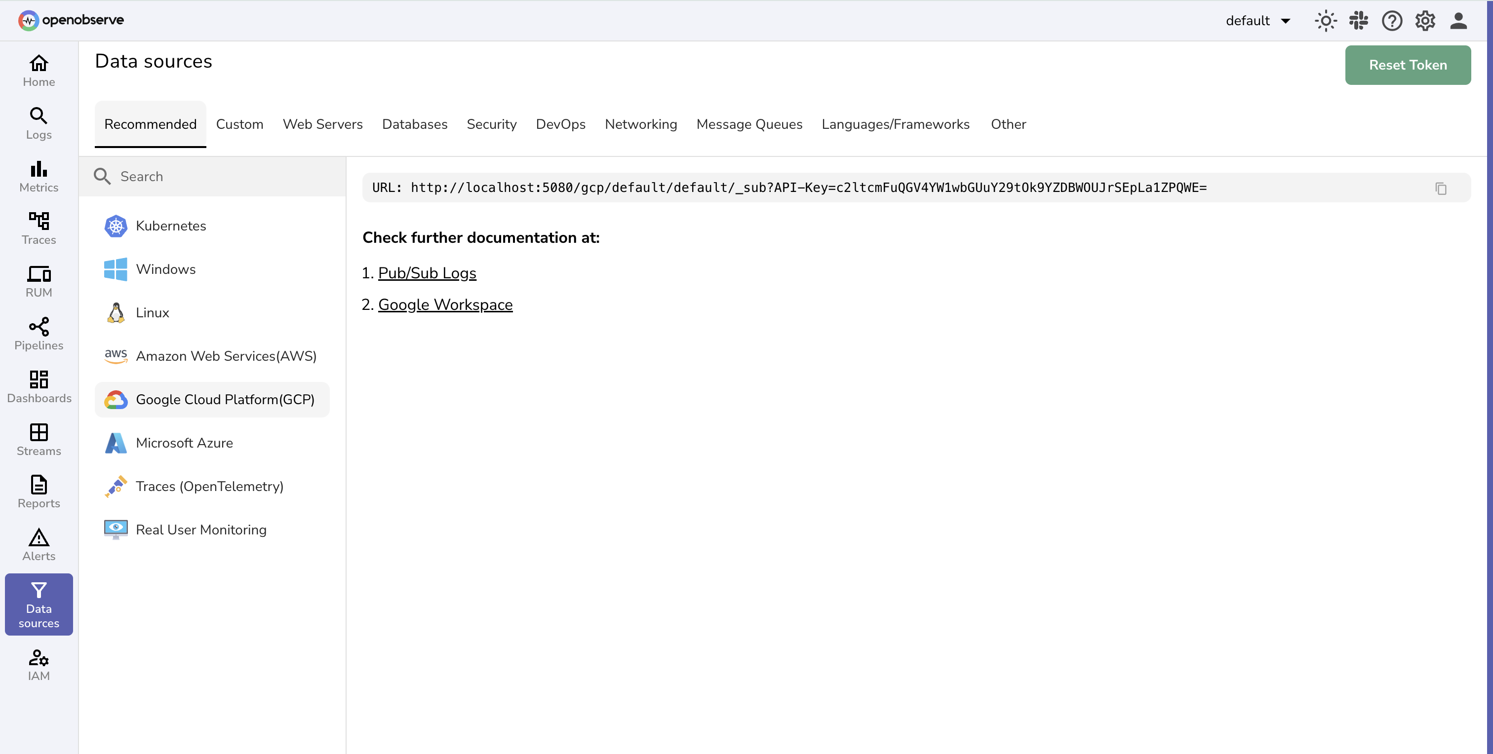 Get OpenObserve GCP Endpoint